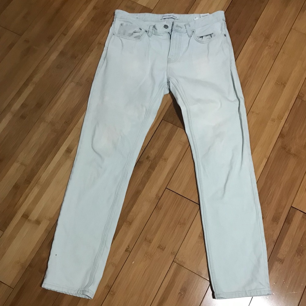 CK Calvin Kline jeans acid wash